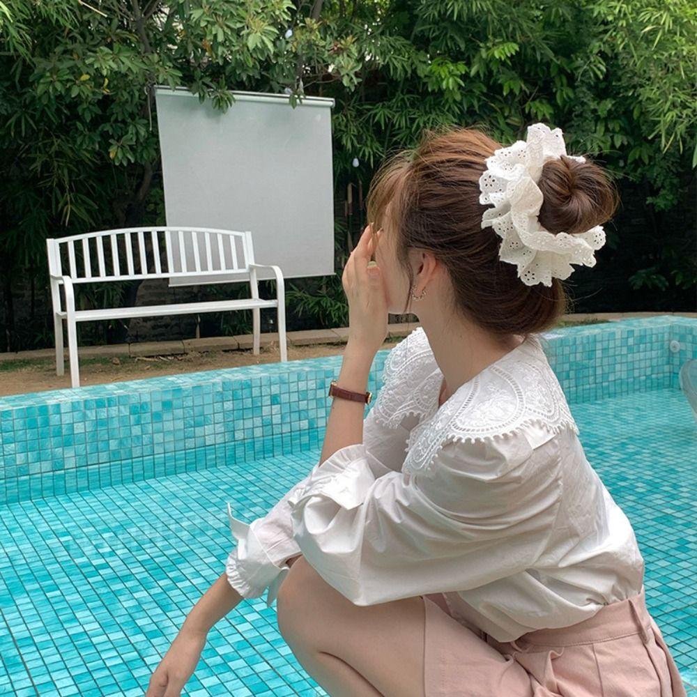 Головные уборы Кружевные резинки для волос Мягкие резинки для волос Новые резинки для хвостиков