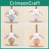 Stuffed Pink Rabbit Animal Soft Plush Toy For Kids And Adults Keychain Doll Doll