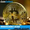 COINCOLLECT Биткоин монета позолоченная криптовалюта коллекционная монета золото BTC монета