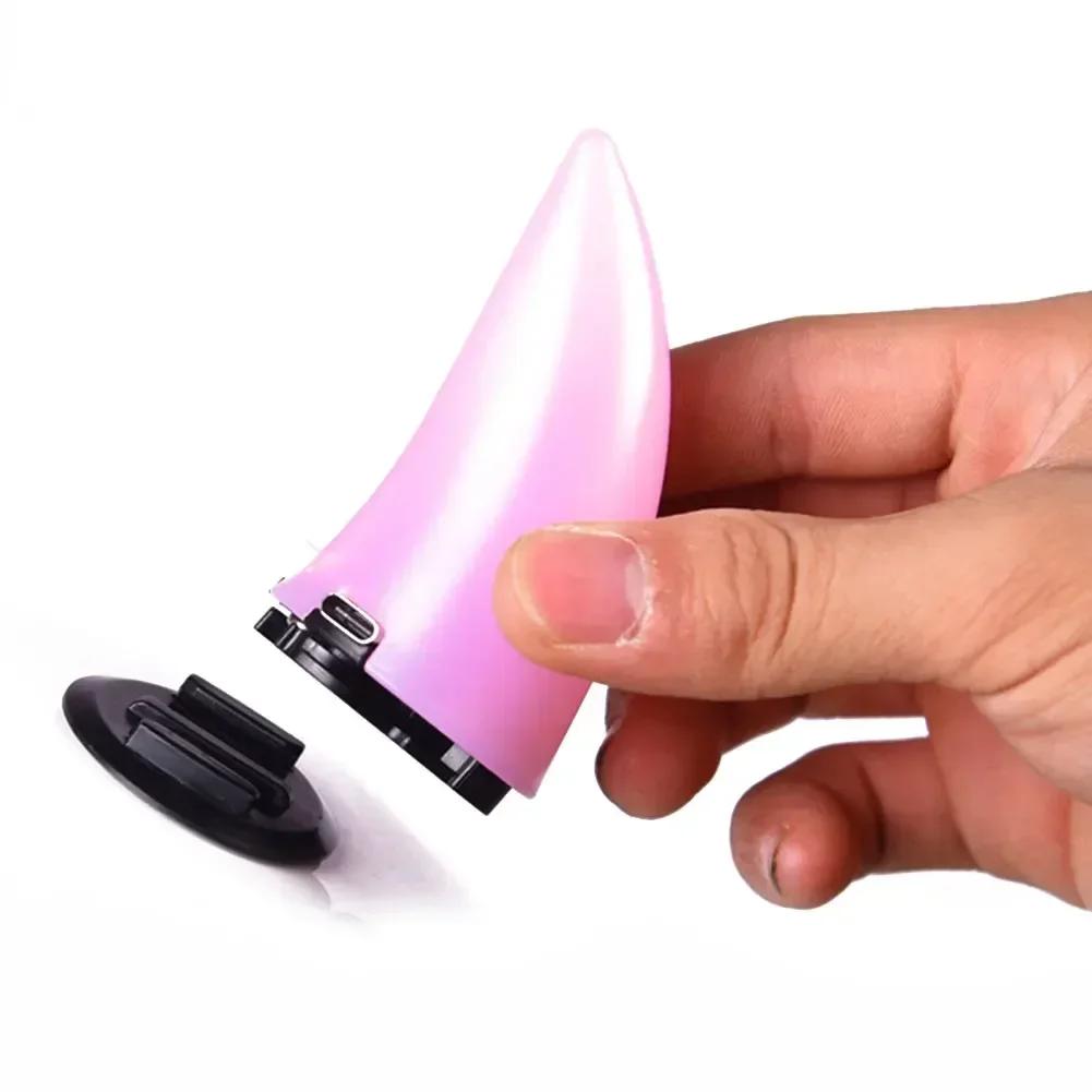 1 шт. Автомобильный мотоциклетный шлем Дьявольские рога со светом Милое украшение Мотокросс Полнолицевой Внедорожный шлем Украшение Автоаксессуары