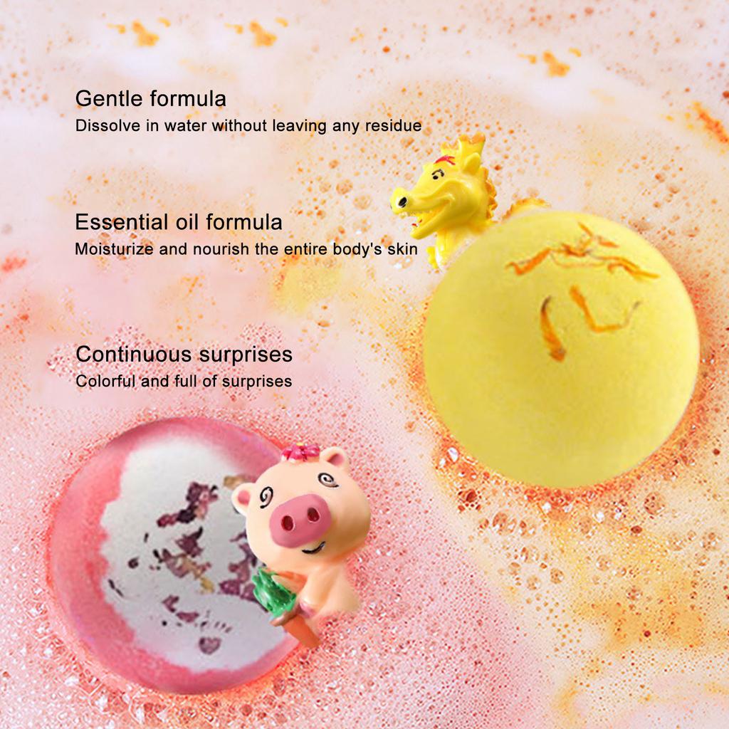 Doll Bath Ball Shower Tablets Bath Bath Ball Contains  Cute Set