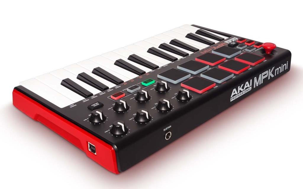 Akai Professional USB MIDI клавиатура контроллер 8 Pad MPK mini MK2