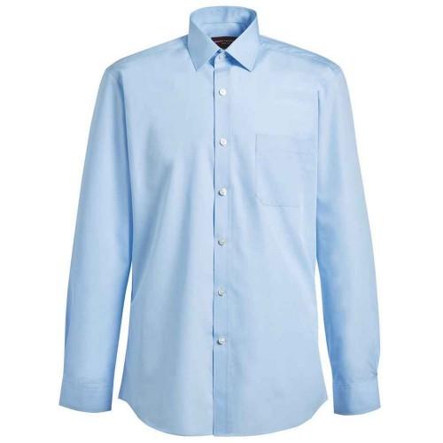 Brook Taverner Mens Rapino Poplin Long-Sleeved Formal Shirt