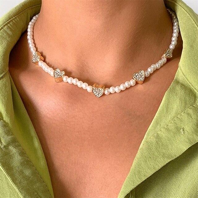 Модные Модные Женские Ожерелья с Подвесками-Сердечками из Опала Блестящие Кубические Цирконы ААА Ожерелья с Характером Свадебные Украшения