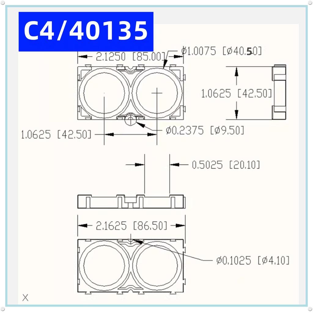Крепежный кронштейн для батареи C4/40135 с ПВХ термоусадочной трубкой и полым изоляционным вкладышем для 2 ячеек