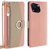 For itel A50C Case Mirror Wallet Leather Phone Cover with Chain Shoulder Strap