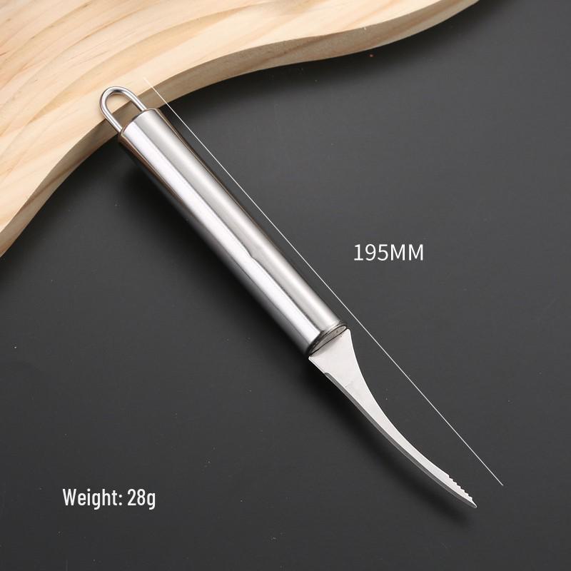 Нож из нержавеющей стали 430 для очистки и отделения прожилок от креветок, для приготовления морепродуктов и блюд в горячем горшочке