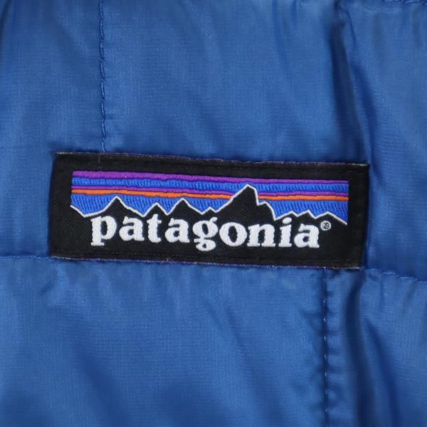 Patagonia 84212 Куртка для разминки XS Синяя компактная Мужская Б/у