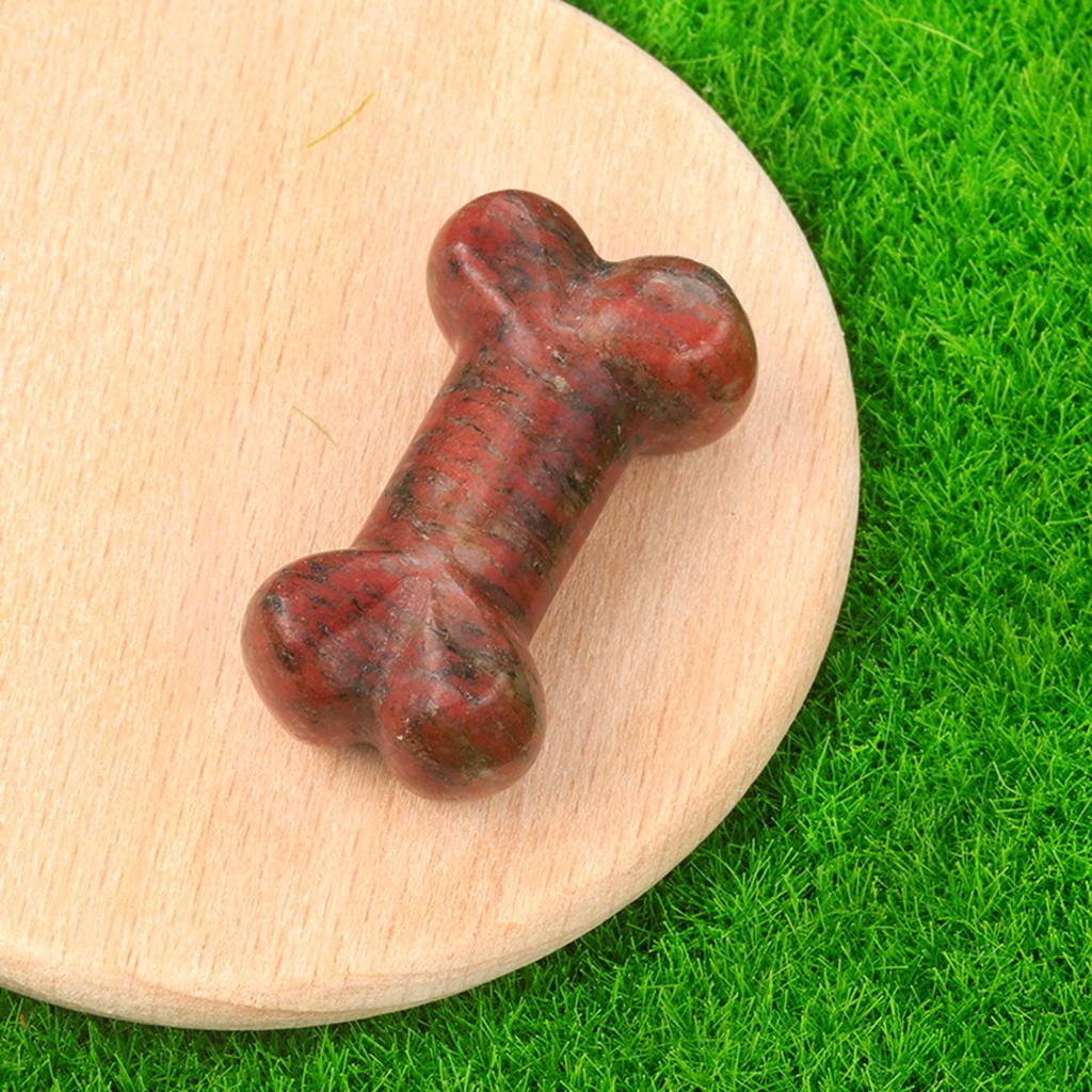 1 шт. мини-духовный исцеляющий хрустальный орнамент, украшение в форме кости, натуральный камень, драгоценный камень для украшения питомника или домашнего интерьера, ювелирные изделия 34x20 мм