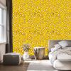 Yellow Leather Wallpaper Yellow, Gold and Cream for Living Room and Bedroom 50x1000