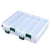 20x16x4.5cm 10 Compartments Plastic Fishing Lure Bait Tackle Box Storage Case