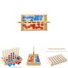 Wooden Gobang Puzzle Game With Kidfriendly Design For Play And Learning