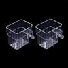 Plastic Aquarium Planting Basket Transparent Water Grass Cup  For Fish Tank