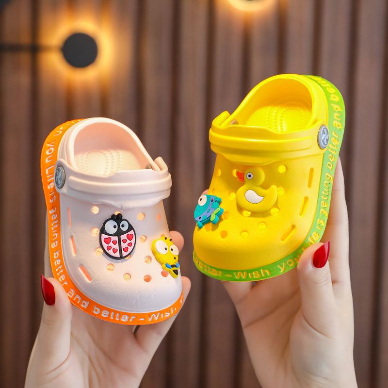 Cartoon Swimming Slippers Shoes Kids Toddler Flip Flops Slippers For Boys Girls Summer Beach