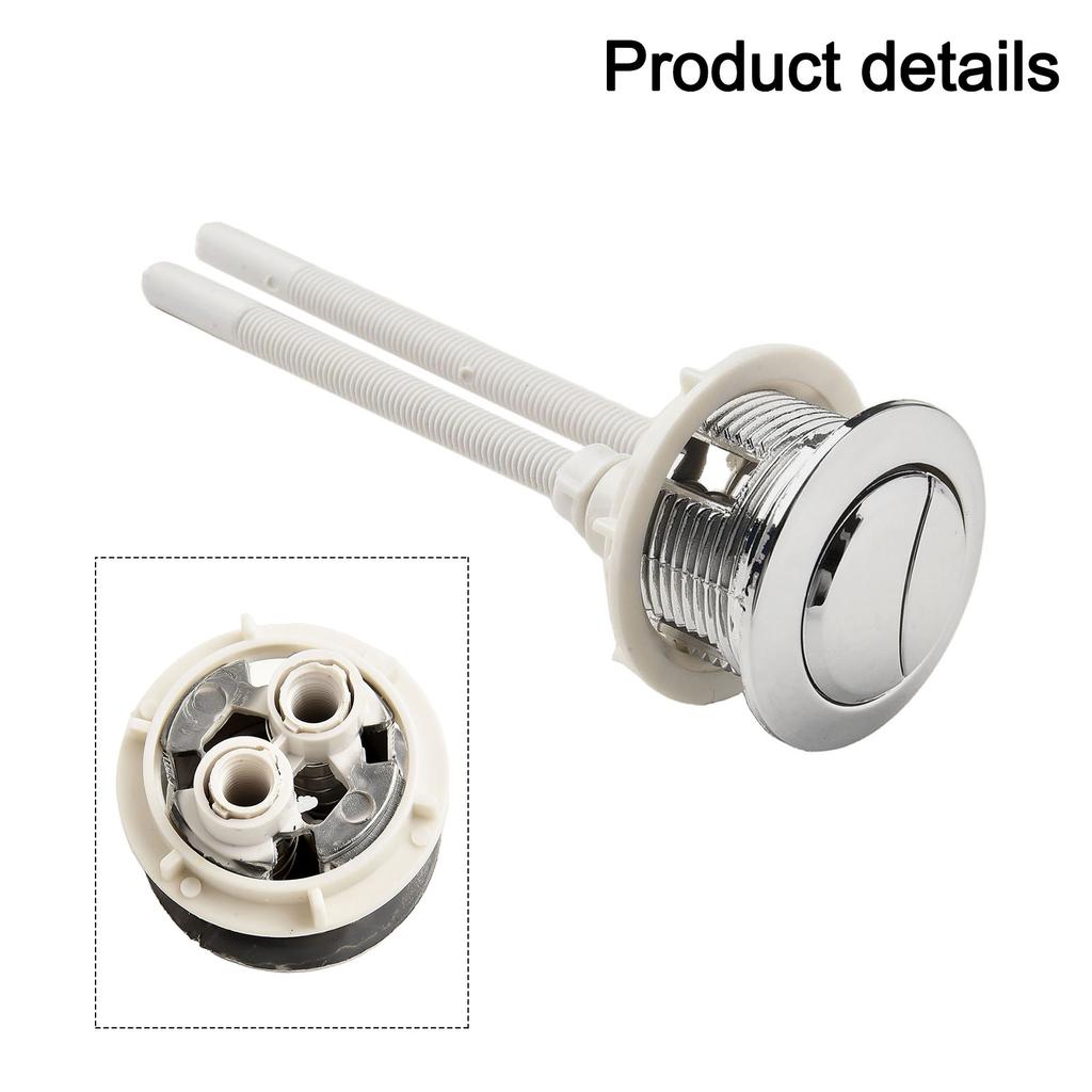 38 мм Кнопка для бачка унитаза с двойным сливом, круглая, замена клапана, нажимная кнопка для слива, клапан бачка унитаза, запчасти для ванной комнаты