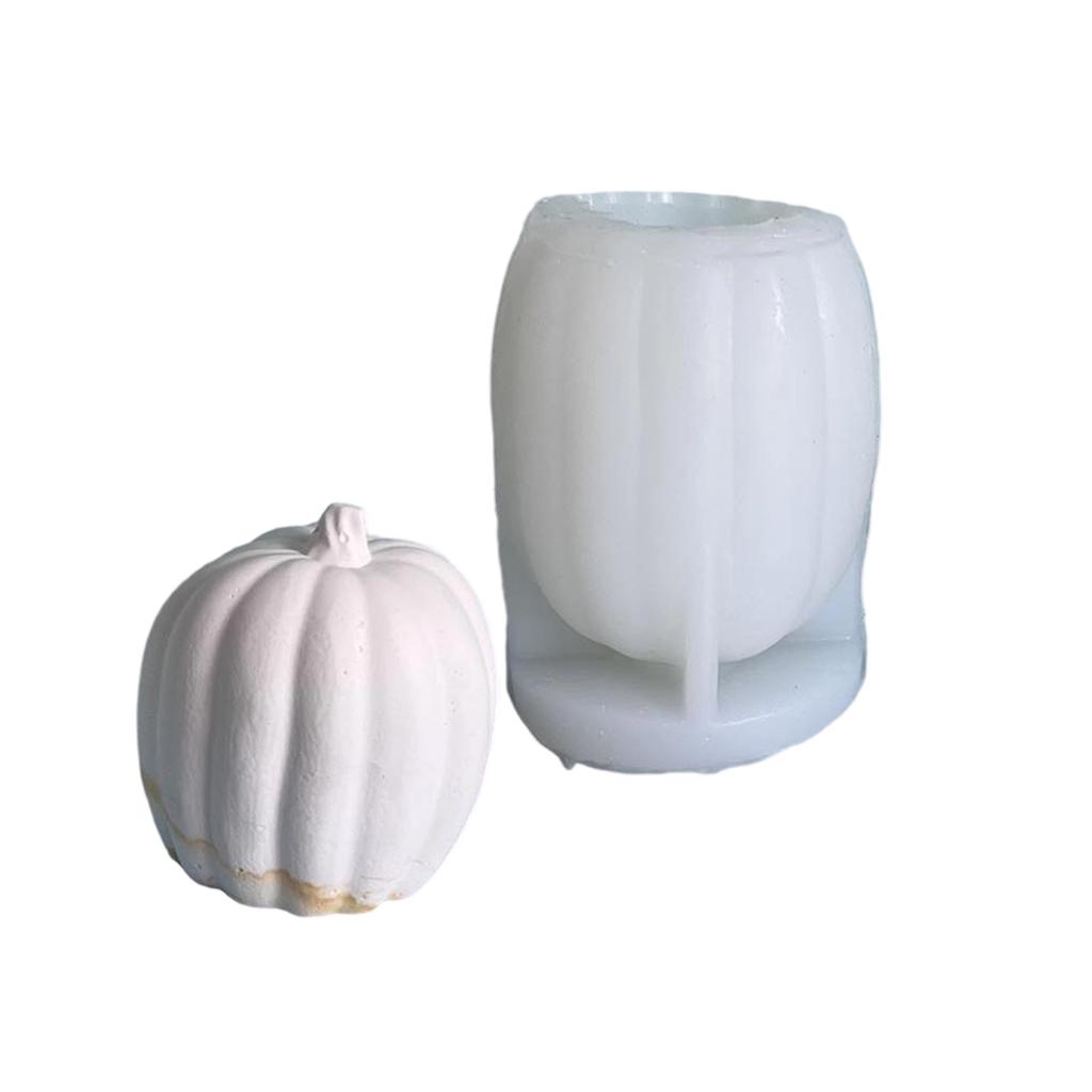Pumpkin Candle Crafting Mold Silicone Mould for Unique Handmade Crafts Epoxy Resin Desktop Decoration Making Mold