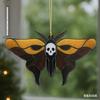 1pc Acrylic Halloween Butterfly & Skull Window Hanging Sun Catchers Gothic, Four Seasons Decoration, Novelty Home Decor, Perfect Durable for Bedroom