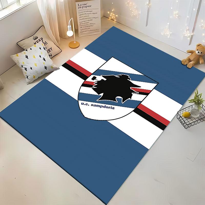 Sampdoria Logo Carpet Design suitable as a non-slip mat for the living room or bedroom sofa