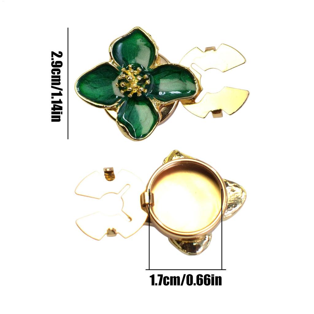 Floral Button Covers Accessories Cufflink Style Decorative Buttons For Clothes Crafts Shirts Blouses Dresses Coats Wedding Suits