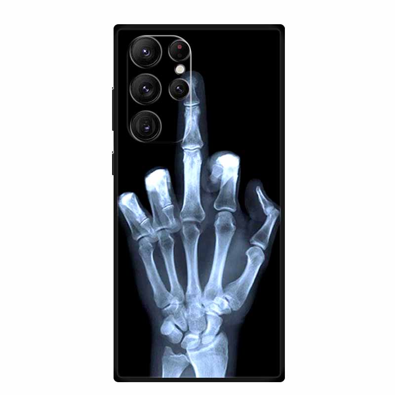For Samsung S23 Ultra Phone Case Cover S23Ultra Black Silicone Soft Back Case For Samsung Galaxy S22 S23 Ultra Case S 23 Ultra