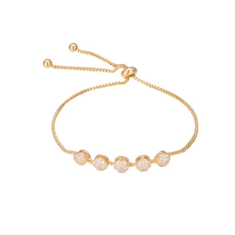 New Lantern Ball Design Micro Inlaid Zircon Bracelet Women's Bracelet