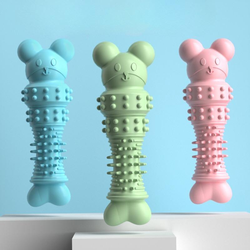 New Pet Toys: Cute Little Bear-shaped Dog Toys, Biting Teething Sticks, and Cat Toys