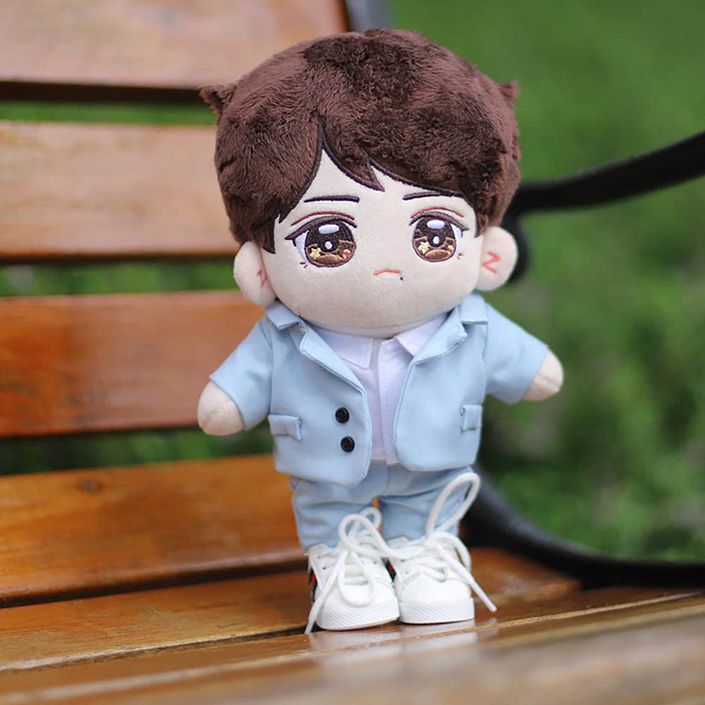 Nianniyhouse 20 см Кукольная одежда Хлопковая кукольная одежда Костюм куртка рубашка шорты комплект из 3 предметов для кукольных игрушек детская одежда сменная одежда + +