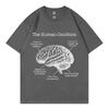 Funny Anatomical Brain TShirt Unisexs Unisexs Fashion Vintage Short Sleeve T Shirt Summer Casual Oversized Short Sleeve TShirts