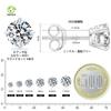 4 Pair Total 925 Hypoallergenic To Single Diamond Moissanite Stud For Both Birthday Day GRA Certificate Card [KRKC] Earrings, Moissanite, Prongs,