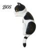 Double Socket Switch Guard 3D Cat Light Sticker, Decorative Resin Wall Plate Cover, Cute Animal Funny Home Decoration Stickers, Peel And Stick