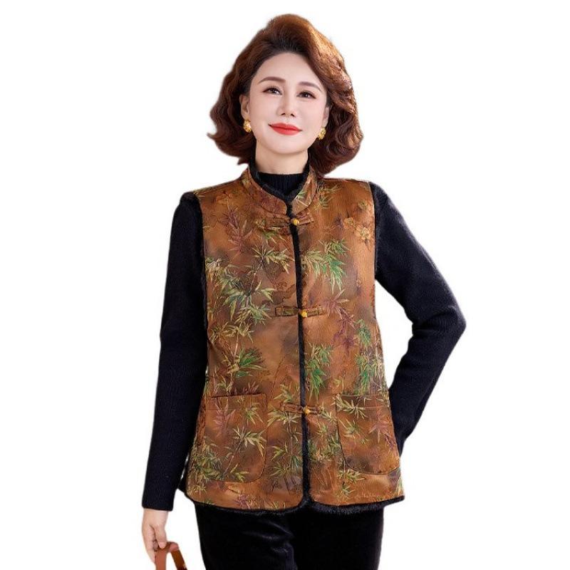 Зимняя хлопковая жилетка куртка большого размера жилет осенне-зимний утолщенный терможилет женский