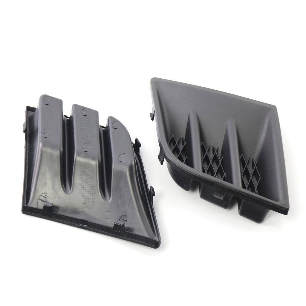 ABS Black Car Front Left Right Bumper Grill Grille Fog Light Lamp Cover Caps Replacement For Peugeot 107 2009-2012 7422A8