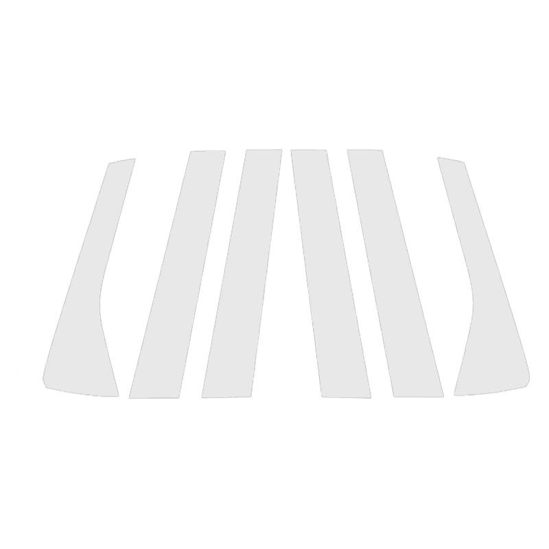 6 шт. автомобильных столбов, отделочные наклейки, автомобильные окна, двери, колонны, декор, стилизованные аксессуары, подходят для Hyundai Palisade 2020-2024