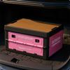 Rectangular Stackable Storage Tote Folding Utility Box Lidded Hard Body Household Storage Item for Multiroom Organization