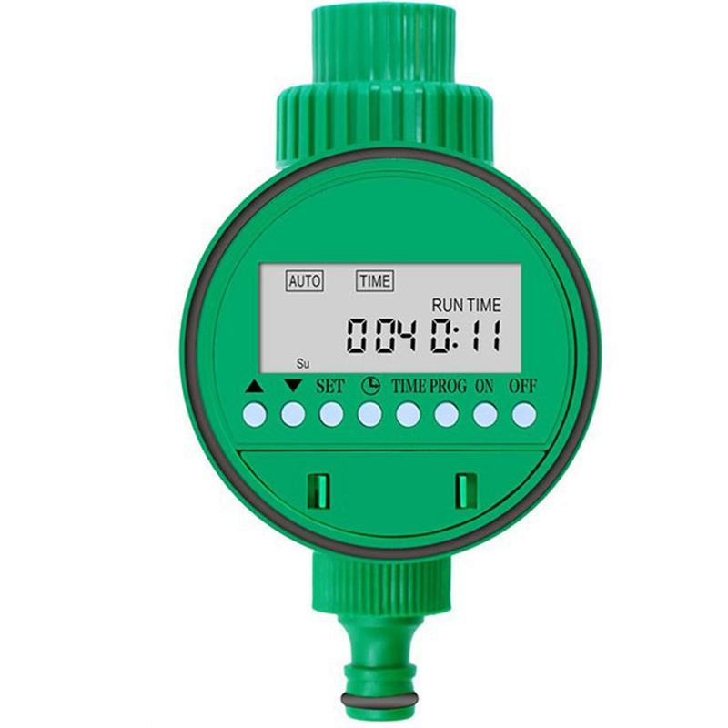 Таймер для полива сада Электронный автоматический контроллер полива Интеллектуальный ЖК-дисплей Клапан Устройство управления поливом