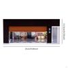 1/64 Car Diorama Display Case Lighted Diecast Vehicle Collector's Garage for Layout