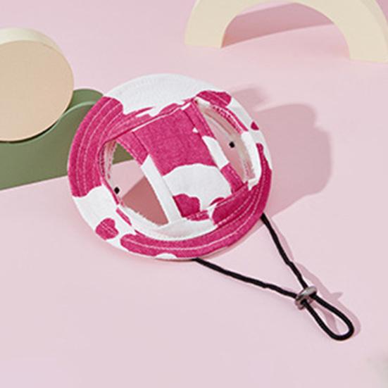 Шапка рыбака для домашних животных с отверстиями для ушей, пряжкой, регулировкой ушей, ветрозащитная, хлопковая, для занятий спортом на открытом воздухе, одевается, шляпа от солнца для собак, ежедневных словосочетаний