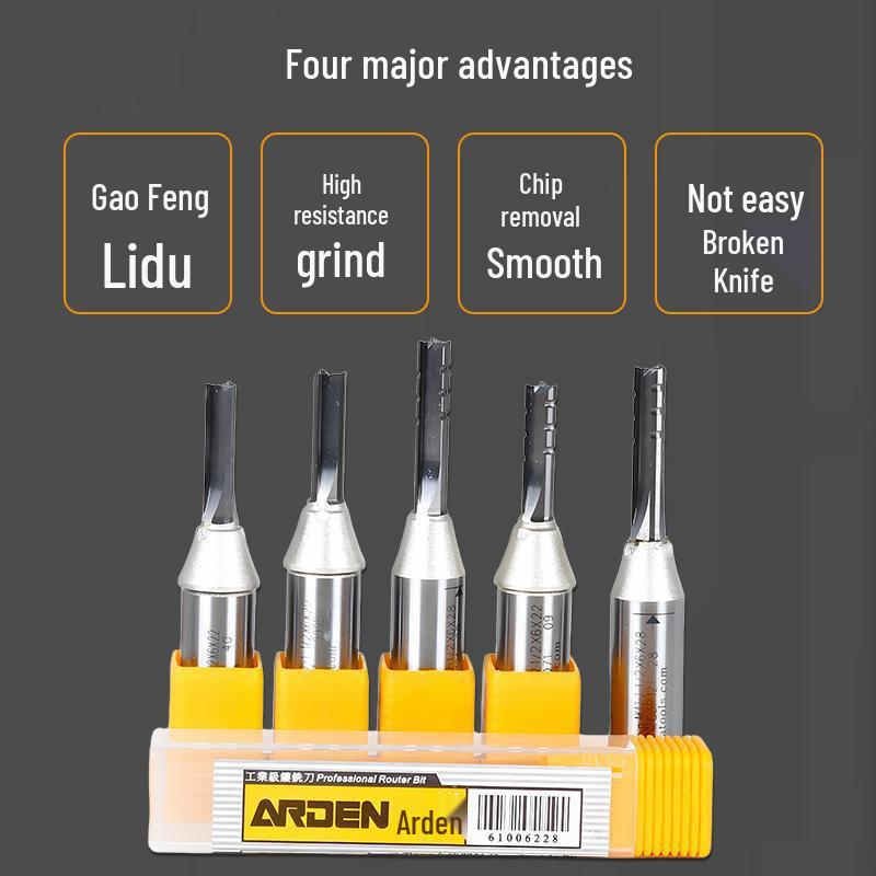 Yaden TCT Triple-Blade Rip Saw Woodworking Milling Cutter - High-Speed Chip Breaking AK47 Universal Blanking.