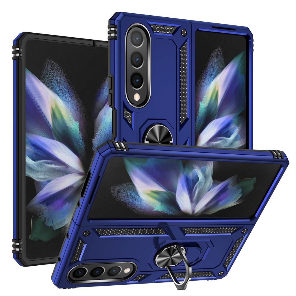 Dustproof Non -Slip Ring Holder Stand Case For Samsung Galaxy Z Fold4 5g Fold 4 Fold3 Fold 3 Anti -Knock Protective Cover