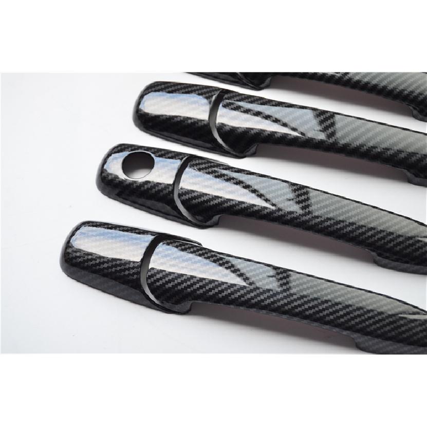 Для Ford Ranger Everest 2006 2007 2008 2009 2010 2011 хромированное углеродное волокно автомобильная дверная ручка крышка отделка наклейка Стайлинг