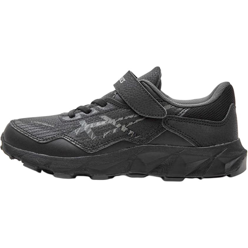 Asics Синтетическая кожа, Текстиль Амортизация от ударов ногой Низкие Детские Беговые Кроссовки Черный 1154A168-001