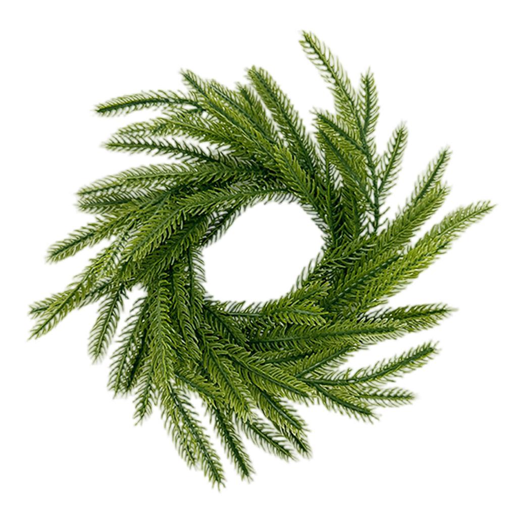 Artificial Christmas Seaweed Candlestick Wreath, Christmas Table Decoration, Artificial Christmas Seaweed Candlestick Wreath