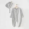 Andywawa AC23651 Modal Baby Rompers Set Gray