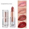 Макияж 12 оттенков матовой помады Crystal Square Tube Nude Bean Paste Color Mini Ice Cube Lip Glaze для женщин
