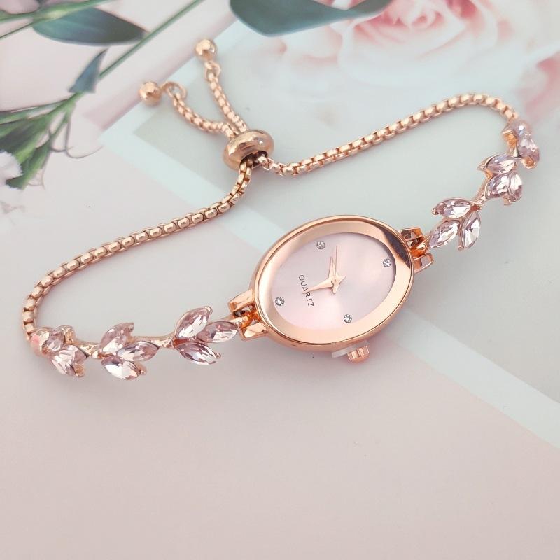 Часы для женщин Reloj Mujer Цепочка-русалка Легкая роскошь Алмазный браслет Женские модные кварцевые часы Montres Femmes