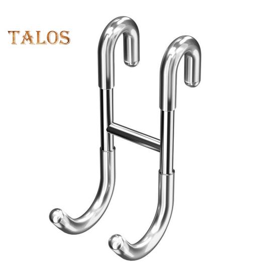 Вешалка для полотенец, крючок для душа на стеклянную дверь, прочный, несущий нагрузку, простой монтаж, S-образный крючок для вешалки для халата в ванной