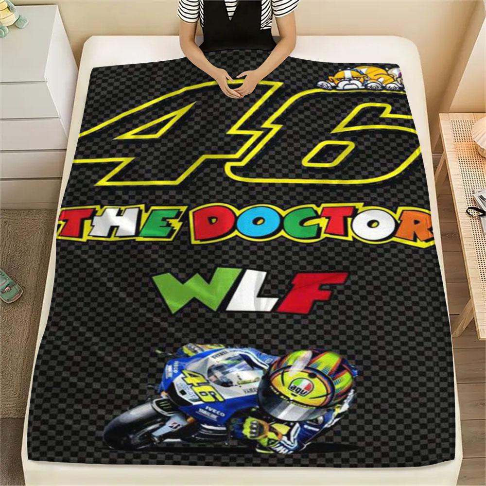 Anthony Vr46 Graffiti Helmet Blanket Sofa Blanket Camping Trip Sheet Christmas Gifts Bedroom