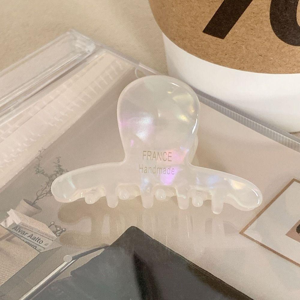 Korean Style Small Shark Clip Colorful Acetic Acid Side Clip Cute Acetic Acid Hair Claw  Children