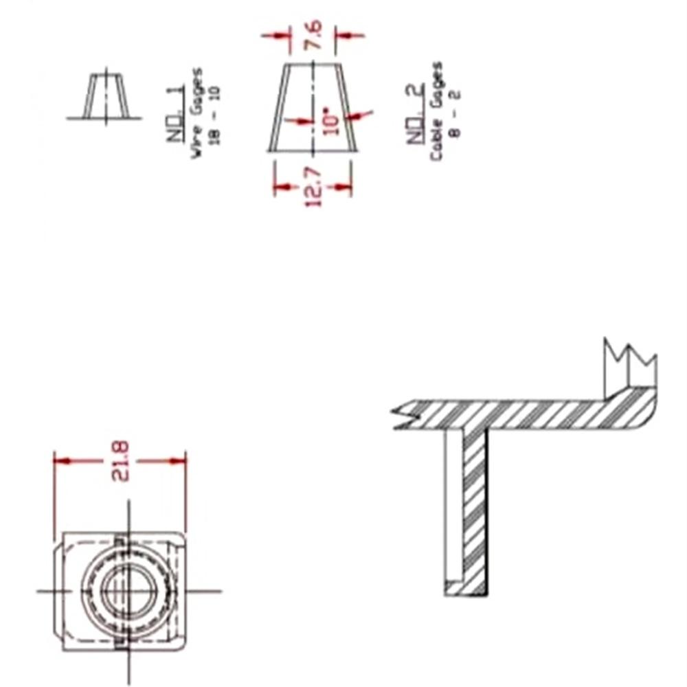8 шт. Силиконовые клеммные крышки Крышка клеммы аккумулятора Защита клеммы шпильки аккумулятора