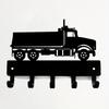 1pc Dump Truck Key Rack Hanger Wall Mounted Hook Up Hanger Pretty Artwork Shape Towel Rack Coat Rack Wall Decor Metal Hanging
